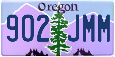 OR license plate 902JMM