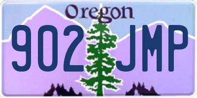 OR license plate 902JMP