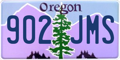 OR license plate 902JMS