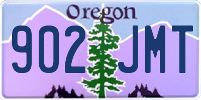 OR license plate 902JMT