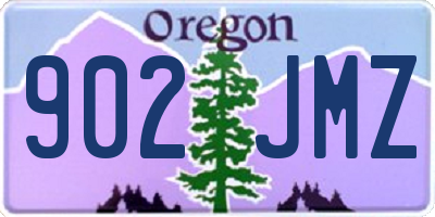 OR license plate 902JMZ