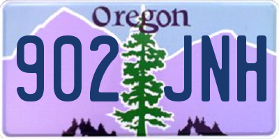 OR license plate 902JNH