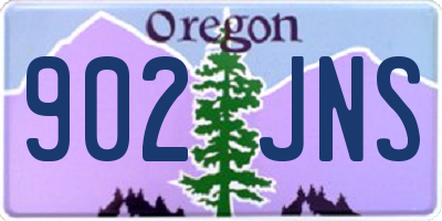 OR license plate 902JNS