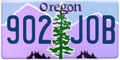 OR license plate 902JOB