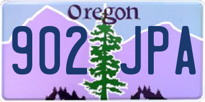OR license plate 902JPA