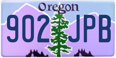 OR license plate 902JPB