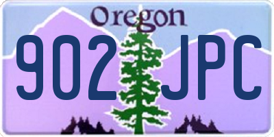 OR license plate 902JPC