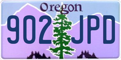 OR license plate 902JPD