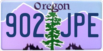 OR license plate 902JPE