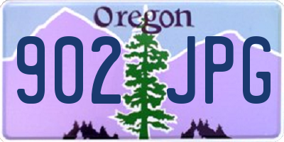 OR license plate 902JPG
