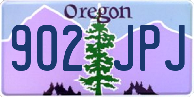 OR license plate 902JPJ