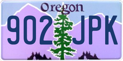 OR license plate 902JPK