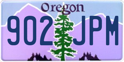 OR license plate 902JPM