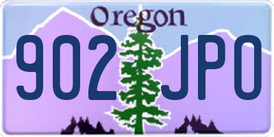 OR license plate 902JPO