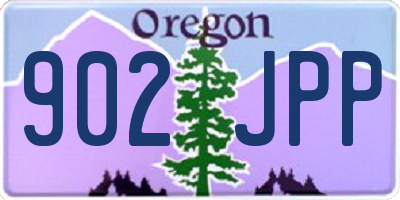 OR license plate 902JPP