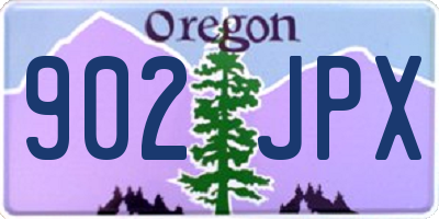 OR license plate 902JPX