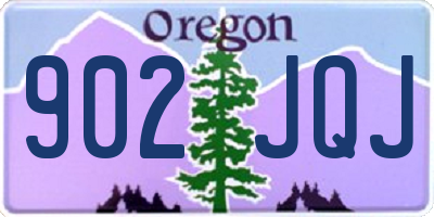 OR license plate 902JQJ