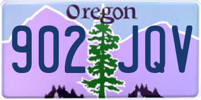 OR license plate 902JQV