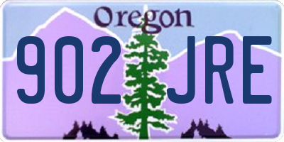 OR license plate 902JRE