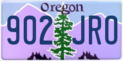 OR license plate 902JRO