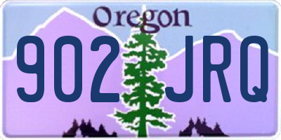 OR license plate 902JRQ