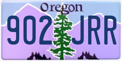 OR license plate 902JRR