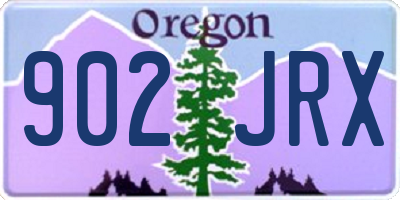 OR license plate 902JRX