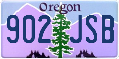 OR license plate 902JSB