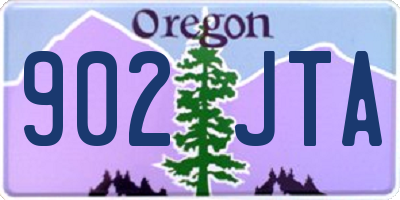 OR license plate 902JTA