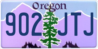 OR license plate 902JTJ