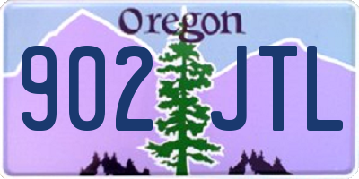 OR license plate 902JTL