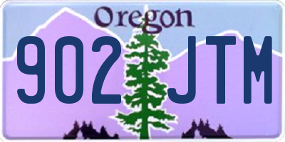 OR license plate 902JTM