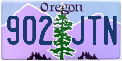 OR license plate 902JTN
