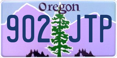 OR license plate 902JTP
