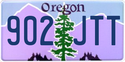 OR license plate 902JTT