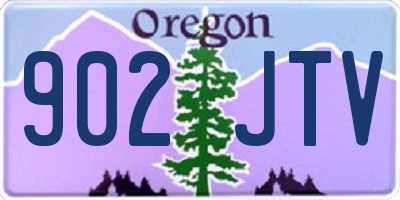 OR license plate 902JTV