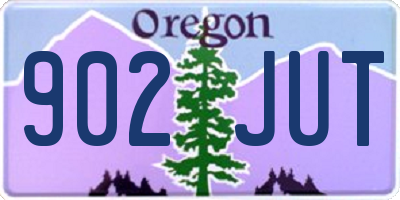 OR license plate 902JUT