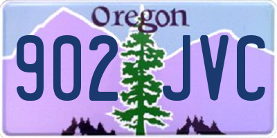 OR license plate 902JVC
