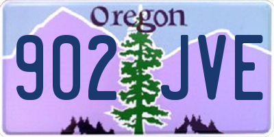 OR license plate 902JVE