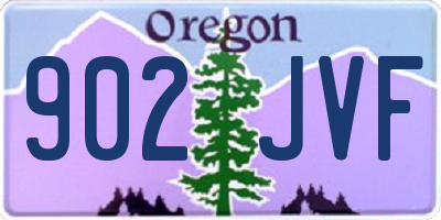 OR license plate 902JVF