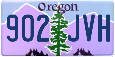 OR license plate 902JVH