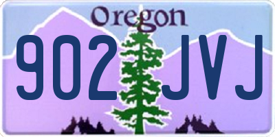 OR license plate 902JVJ