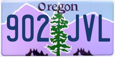 OR license plate 902JVL