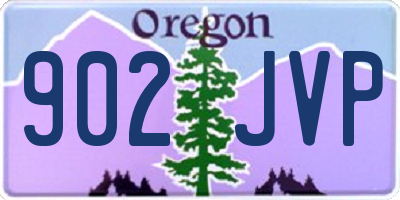 OR license plate 902JVP