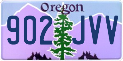 OR license plate 902JVV
