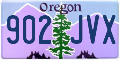 OR license plate 902JVX