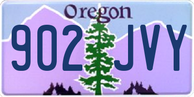 OR license plate 902JVY