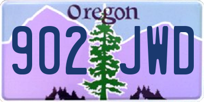 OR license plate 902JWD