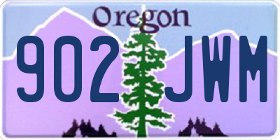 OR license plate 902JWM
