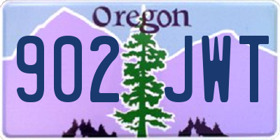 OR license plate 902JWT
